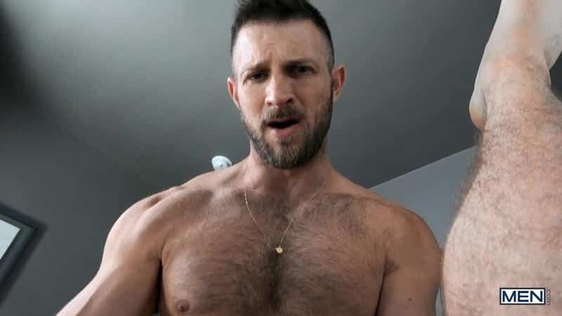 Ripped muscle dude Pierce Paris bubble butt raw fucked hairy hunk Paul Wagner Men 9 gay porn image - Ripped muscle dude Pierce Paris’s bubble butt raw fucked by hairy hunk Paul Wagner at Men